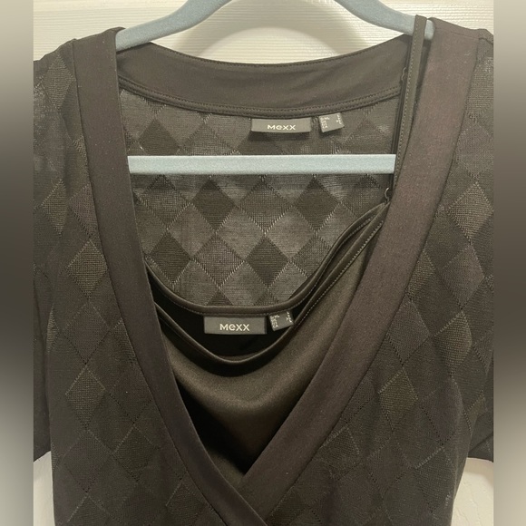 Mexx 2 Piece Chocolate Brown Dress - Picture 10 of 12